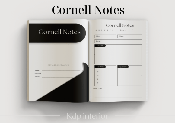 Download Cornell Notes Notebook - Kdp Interior - Premium Bundle