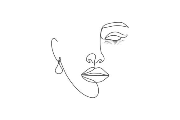 Download Beauty Eyelash Female Face Line Drawing - Line drawing Collection